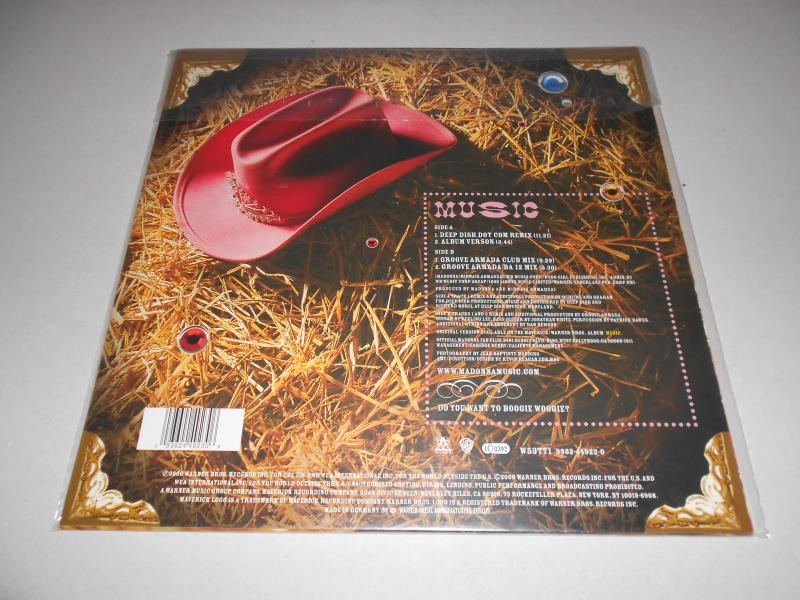 Madonna 'Music' 12" German copy (label different) - Image 2 of 2
