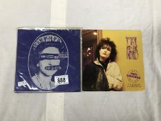 Sex Pistols and Siouxsie and the Banshees singles.
