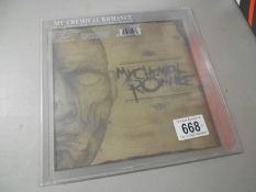 My Chemical Romance "Famous Last Words" picture disc,