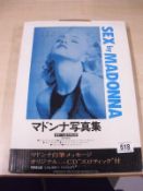 The Madonna 'Sex' book, Japanese,