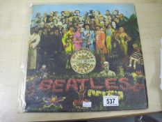 The Beatles 'Seargent Pepper' LP, 1st pressing,