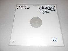 Madonna rare clear 12" vinyl 'Crazy for you' test pressing