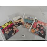 3 x Beatles magazines,