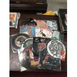 12 mint picture discs, The Darkness, The Vines etc.