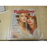 A rare Rolling Stones magazine 'Desperately seeking Susan' very good condition