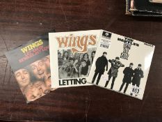 Beatles mono 'Long Tall Sally' EP (Record Store Day) and 2 'Wings' singles.