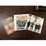 Beatles mono 'Long Tall Sally' EP (Record Store Day) and 2 'Wings' singles.