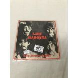 The Beatles 'Lady Madonna' picture sleeve (Spanish).