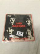 The Beatles 'Lady Madonna' picture sleeve (Spanish).