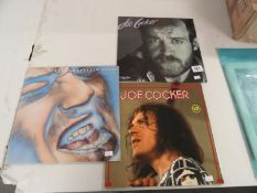 3 x Joe Cocker LP's 'Sheffield Steel, Civilised man,