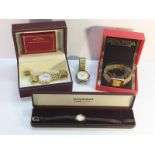 A lot of 4 Wristwatches, to include a Summit gold plated ladies Wrist watch,