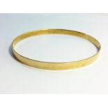 An Edwardian 9ct Rose Gold Slave Bangle, for upper arm. Total weight 20.5 grams.