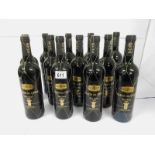 12 bottles of Palacio del Conde Gran Reserva 2008.