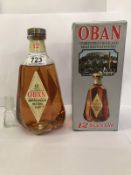 A Oban 12 year old scotch whisky (old bottling)