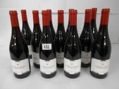 11 bottles of Chateau Husson Cotes du Rhone 2010.