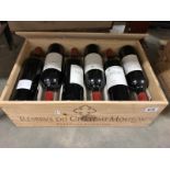 A crate (12 bottles) of 2001 Reserve du Chateau Mouton Bordeaux Superieur