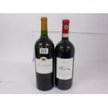 A 1.5l bottle of Domain De La Jasse 2009 Reserve d'Excellence and a 1.