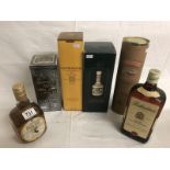 6 bottles of spirits, including Chiva Regal (12 years old) and Metaxa Grand Olympian reserve etc.