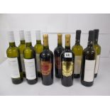 10 bottles - 4x Alessandro Gallici Pinot Grigio 2016, 2x Pillastro Susumaniello 2013,