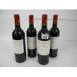 4 bottles of Chateau Chauvin St Emilion Grand Cru 2000.