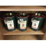 3 boxed Bells whisky decanters, Christmas 2x 1991, 1x 1990.