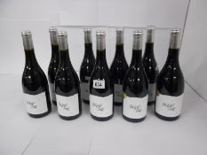 9 bottles of le Chai au Quai Un Vent de Folie 2013, individually numbered.