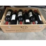 A crate (12 bottles) of 2001 Reserve du Chateau Mouton Bordeaux Superieur