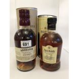 2 bottles - Aberfeldy single highland malt scotch whisky (aged 12 years) and a bottle of Aberlour