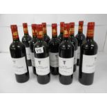 11 bottles of Grand Vin de Bordeaux Chateau Ramage la Batisse (9x 2003, 2x 2010).