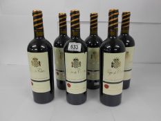 6 bottles of Pago de Cirsus Vendimia Seleccionada 2011.