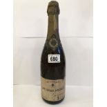 A bottle of Limonier Freres Epernay 1921 vintage extra sec champagne