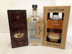 3 bottles - The Glenrothes Robur Reserve Speyside single malt whisky,