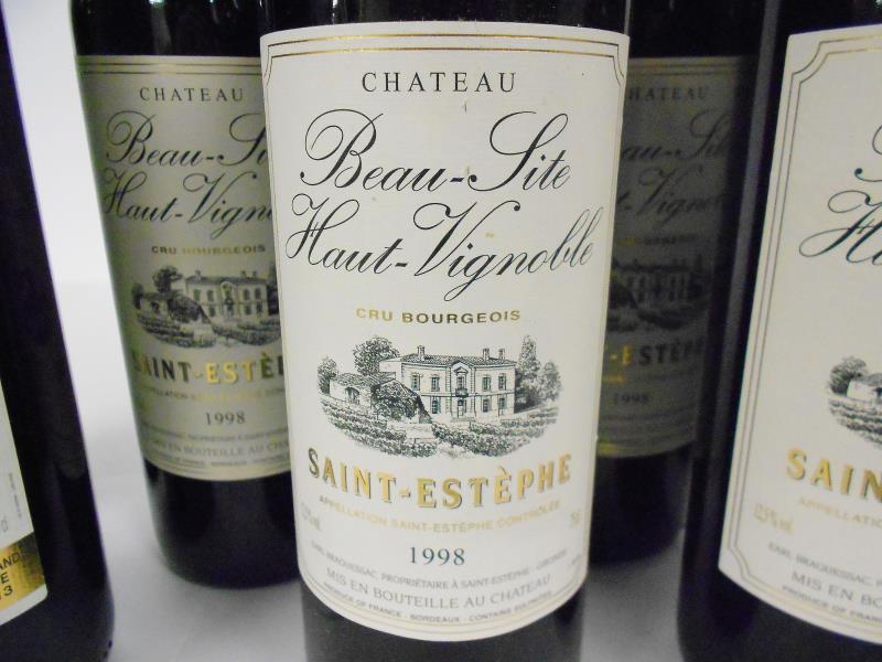 10 bottles of various Bordeaux wines - 1x Chateau Barrail des Moines 2010, - Image 4 of 6