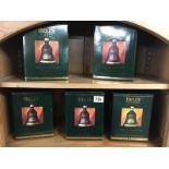 5 boxed Bells wade old scotch whisky decanters - Christmas 3x 1992, 1x 1991 & 1x 1994.