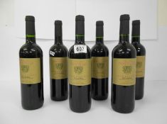 6 bottles of Vina del Portillo Gran Reserva Navarra 2004.