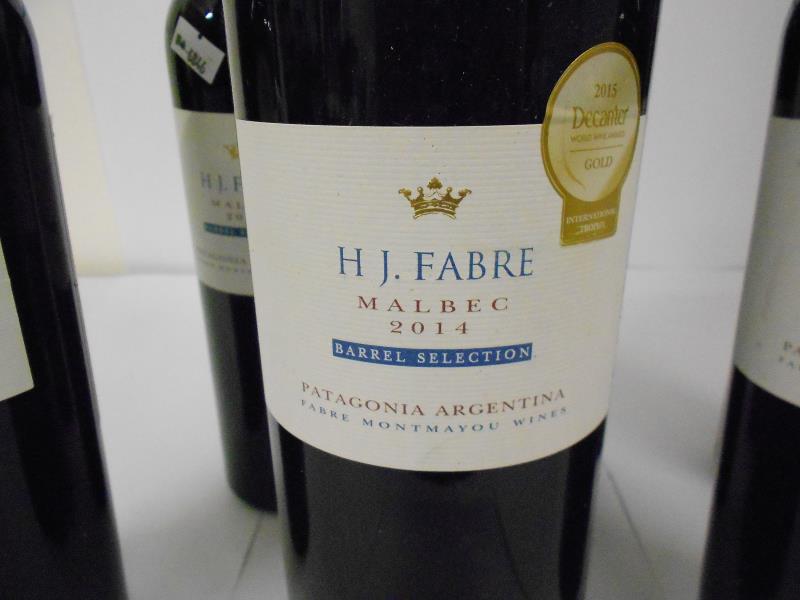 5 bottles of H J. Fabre Malbec 2014 and a 1.5l bottle the same. - Image 2 of 2