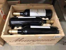 A small crate (6 bottles) of 2005 Margaux Grand Vin de Bordeaux