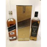 3x 1litre bottles - Johnnie Walker Black Label limited edition old scotch whisky (aged 12 years),