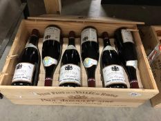 A crate (12 bottles) of 1996 Paul Jabouet Aine La Chapelle Hermitage Vins Fins De La Vallee du