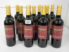 12 bottles of Vina del Perdon Navarra 2004.