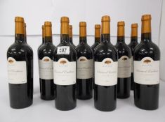 12 bottles of Domaine de la Jasse Reserve d'Excellence 2009.