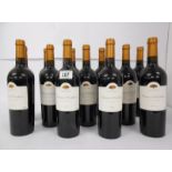 12 bottles of Domaine de la Jasse Reserve d'Excellence 2009.