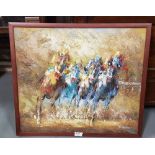 Oil on Canvas "Galloping Horses", 24" x 21"