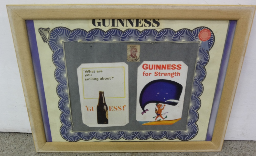 3 Guinness Advertising Prints, “World and Wife”, “Smiling” (with Guinness stamp) & “My Goodness” ( - Image 2 of 2