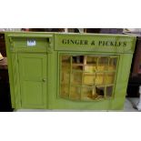 “Ginger & Pickles” model of Shop, with carrying handle (and miniature jars & scales inside)
