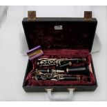 “Emperor” Clarinet, in carrying case by Boosey & Hawkes London (with replacement reeds)