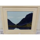H THOMPSON “Gap of Dunloe, Co. Kerry”, 17”w x 13”h, in a contemporary white frame, signed lower