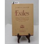 James Joyce “Exiles”, 1951, First Limited edition, with Dust Jacket