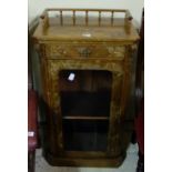 Marquetry Inlaid Music Cabinet (for roration) , 20”w