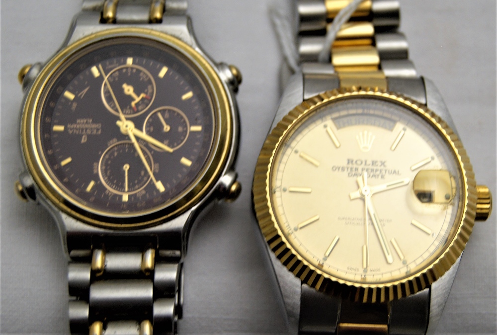 Rolex Gents Mechanical (Automatic) Wrist Watch s/n 68279, 1990’s (not authenticated) & a Festina - Image 2 of 2